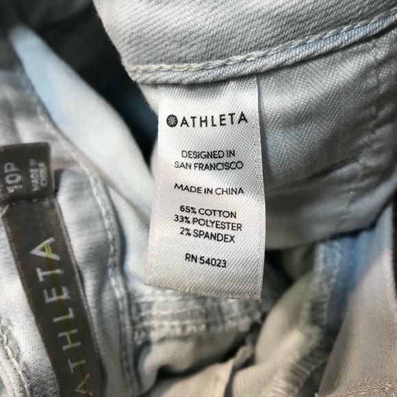 ATHLETA Sculptek Skinny Jeans Biscayne Wash - Picture 7 of 9